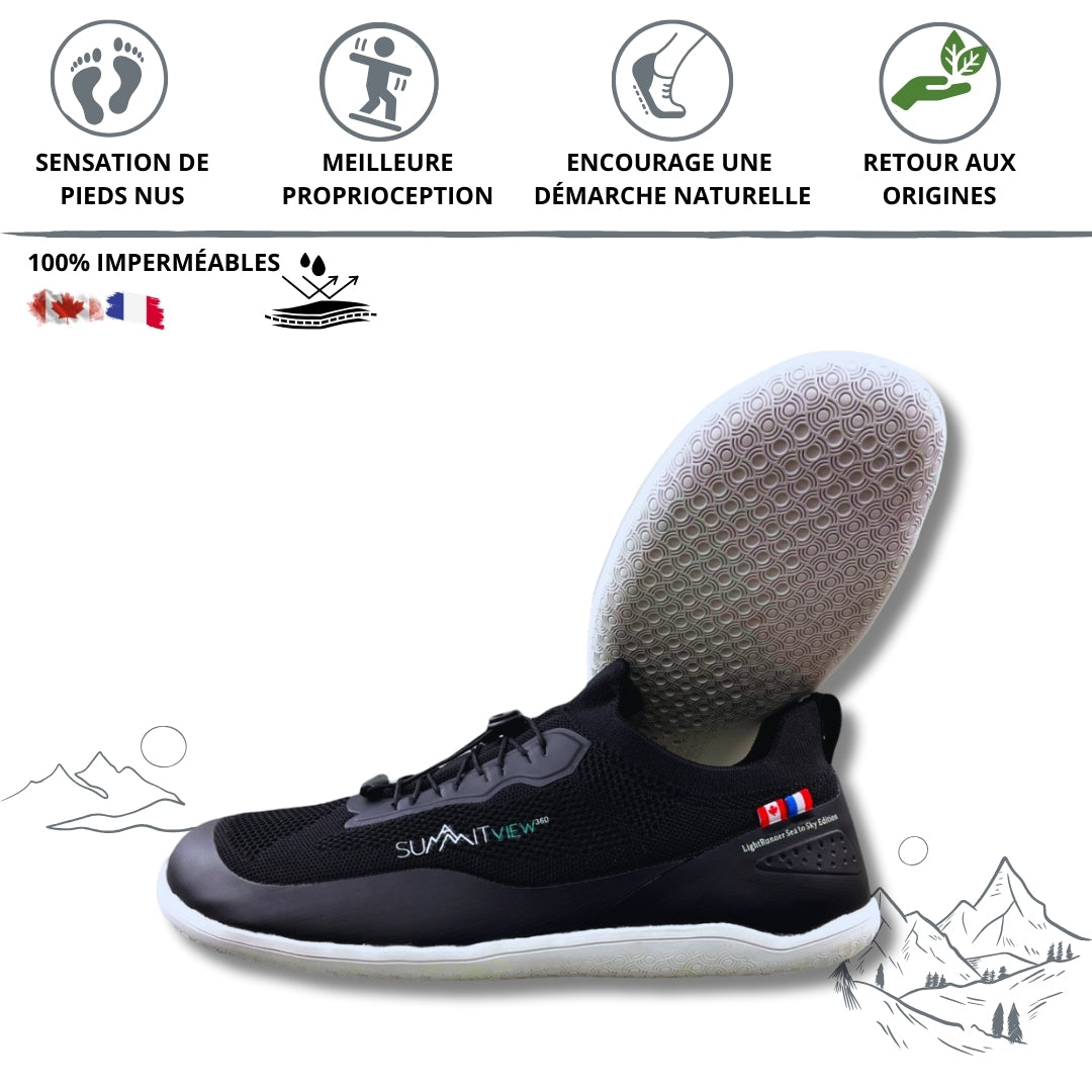 LightRunner® sea to sky | Unisex-Minimalschuhe 100% wasserdicht