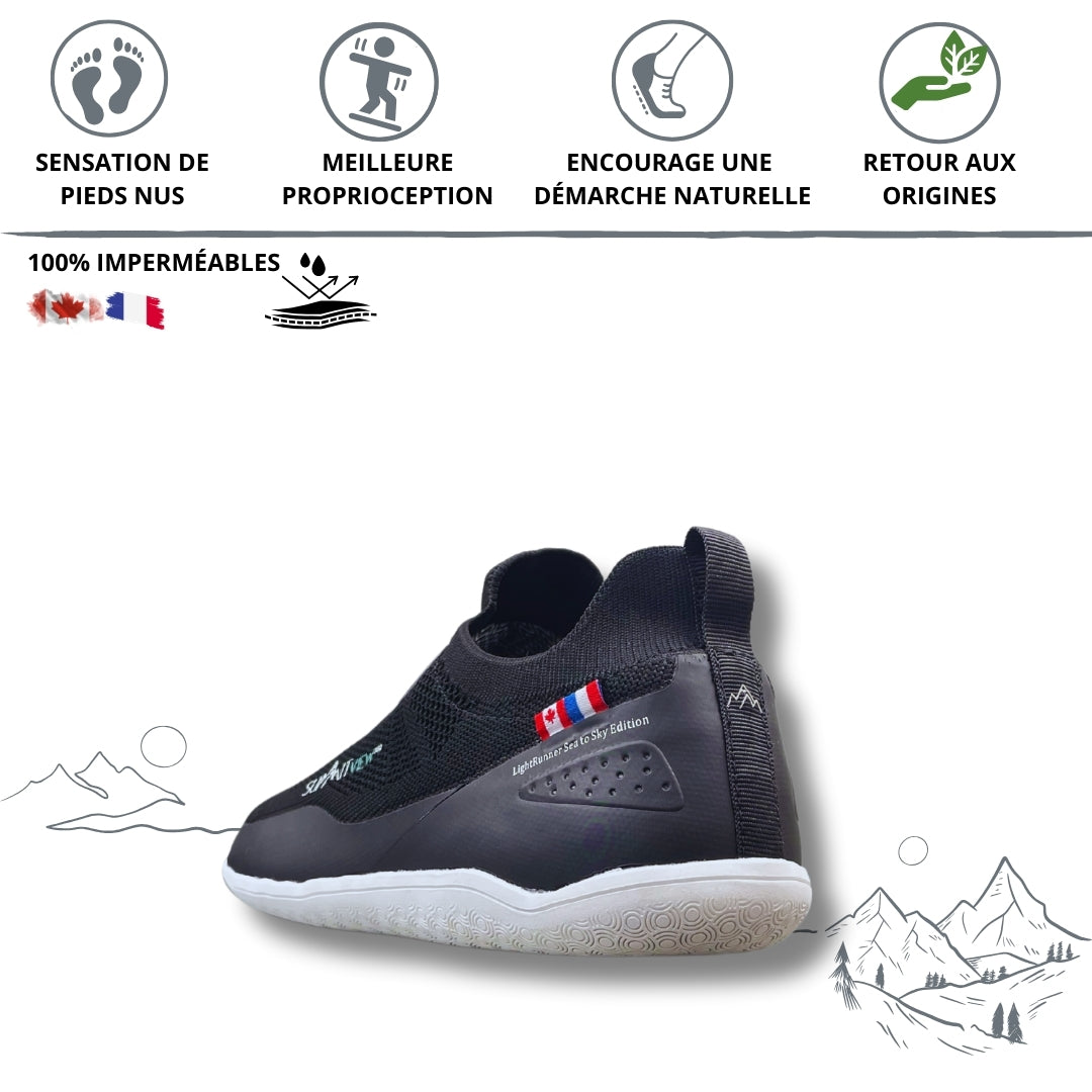 LightRunner® sea to sky | Unisex-Minimalschuhe 100% wasserdicht