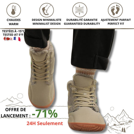 | NaturalBoots® | Bottes minimalistes d'hiver pour gens actifs | New