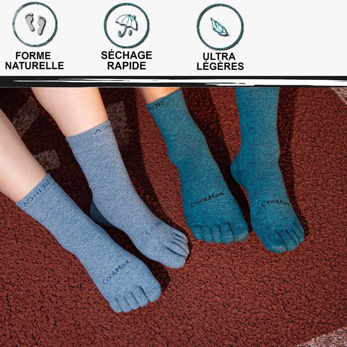 | LightSocks® | Chaussettes à orteils unisexes pour gens actifs | VENTE FINALE