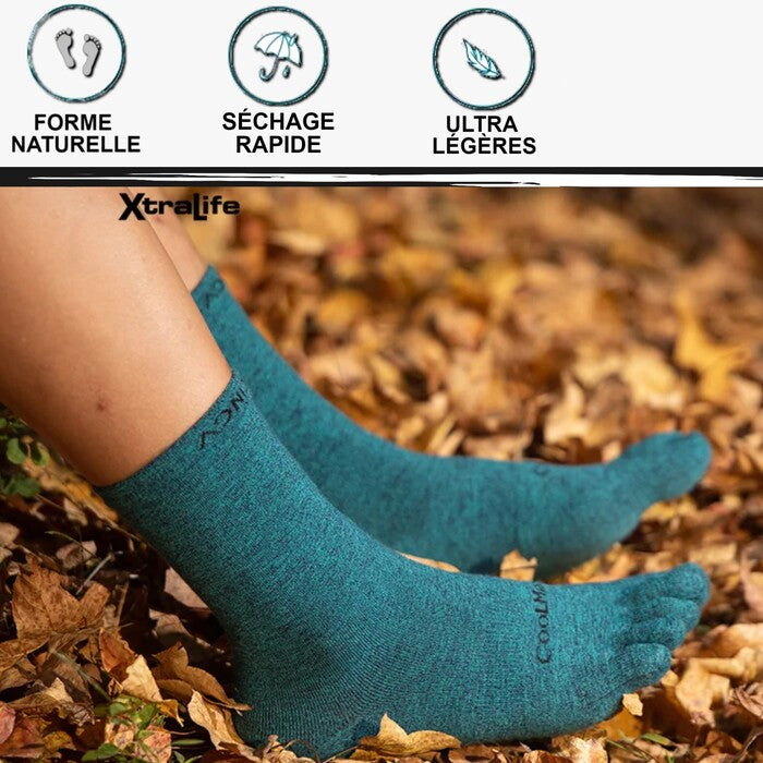 | LightSocks® | Chaussettes à orteils unisexes pour gens actifs | VENTE FINALE