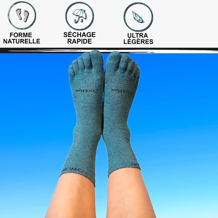 | LightSocks® | Chaussettes à orteils unisexes pour gens actifs | VENTE FINALE