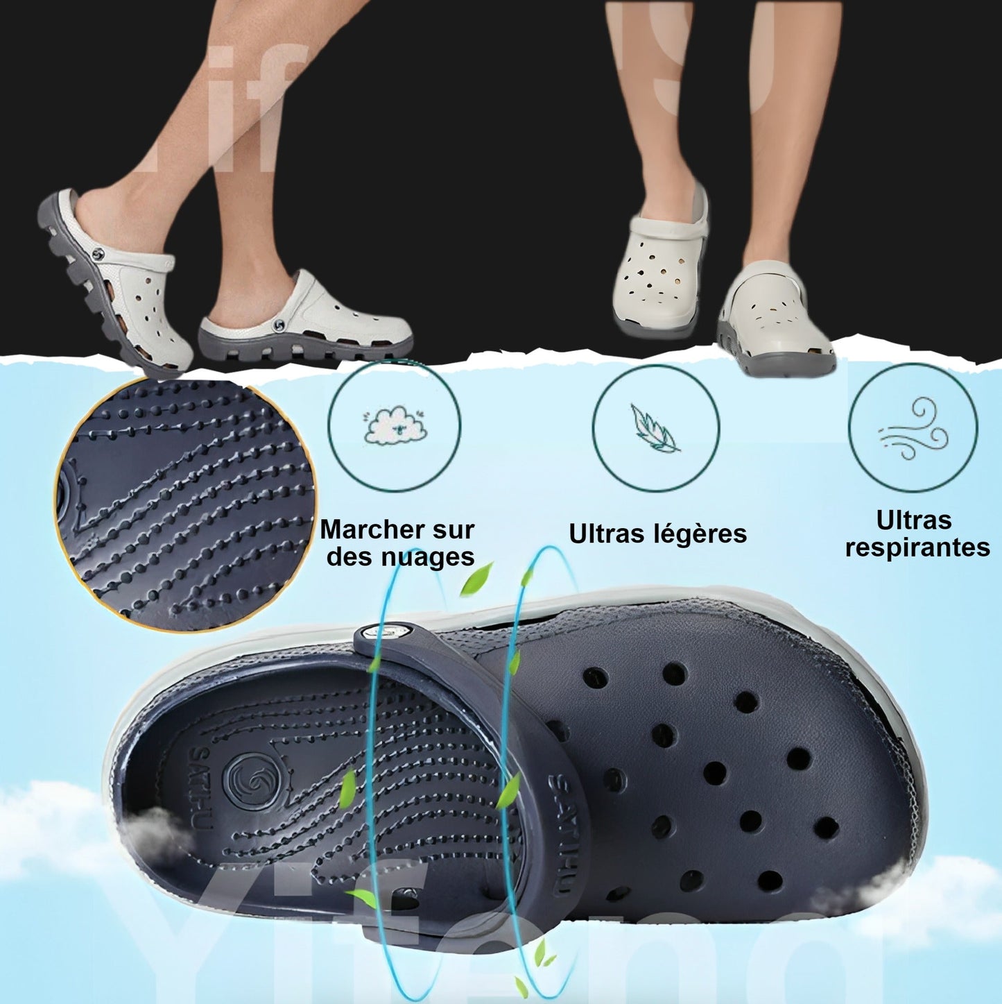 LightSlippers™ Ultra | Sandalen zum Gehen wie auf Wolken | ENDGÜLTIGER VERKAUF 